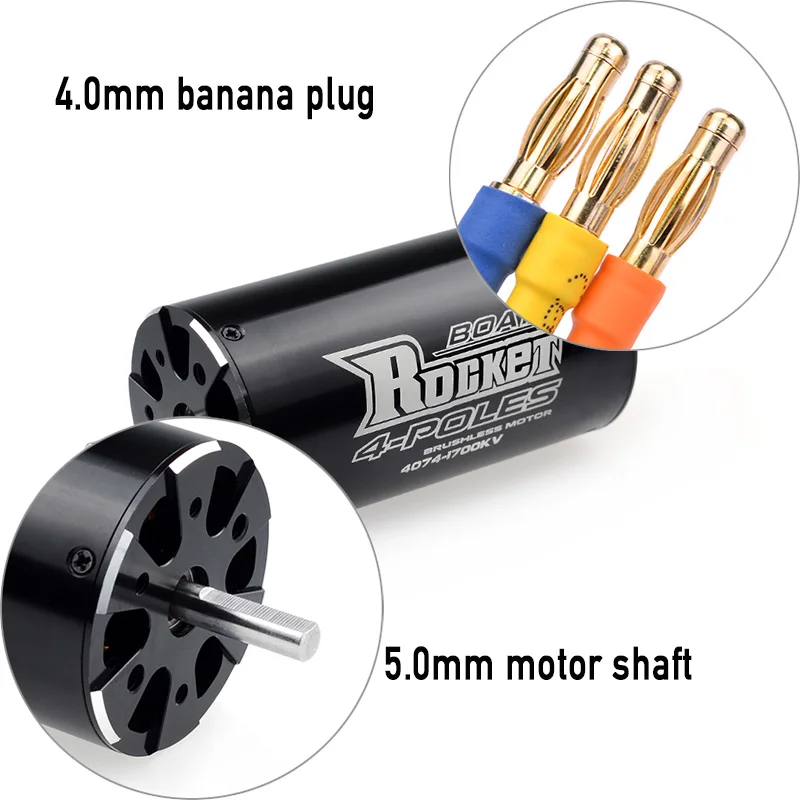SURPASS HOBBY 4074 2250KV 2000KV 1700KV 4P Brushless Motor w/Water Jacket 40-S for M41 Catamaran Spartan 1000mm(or Above)RC Boat | Игрушки и