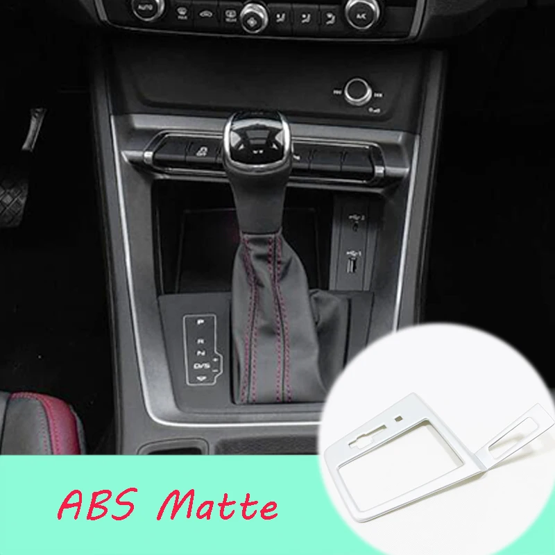 ABS Матовый/выхлопной трубы из углеродного волокна для Audi Q3 2019 2020 аксессуары