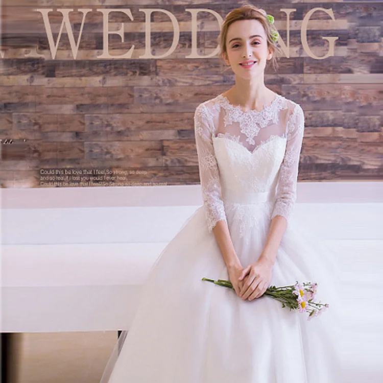 Женское элегантное короткое свадебное платье богемное кружевное стрейчевое на