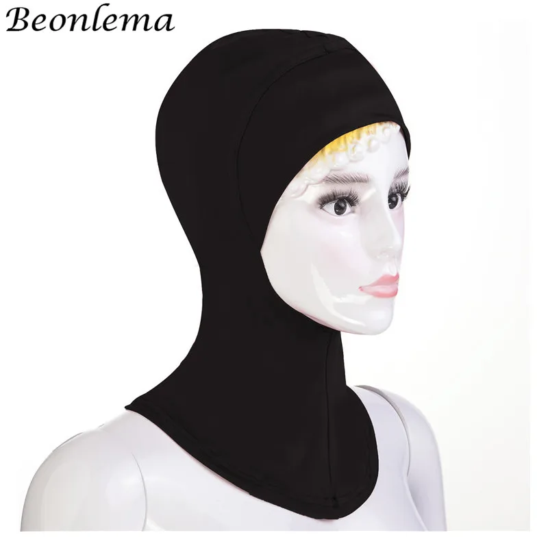 Beonlema мусульманский хиджаб hoofddoek moslima Модальная Внутренняя крышка шеи тюрбан