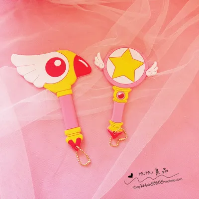 Аниме КИНОМОТО Сакура зажим Cardcaptor Sakura стильная футболка с изображением