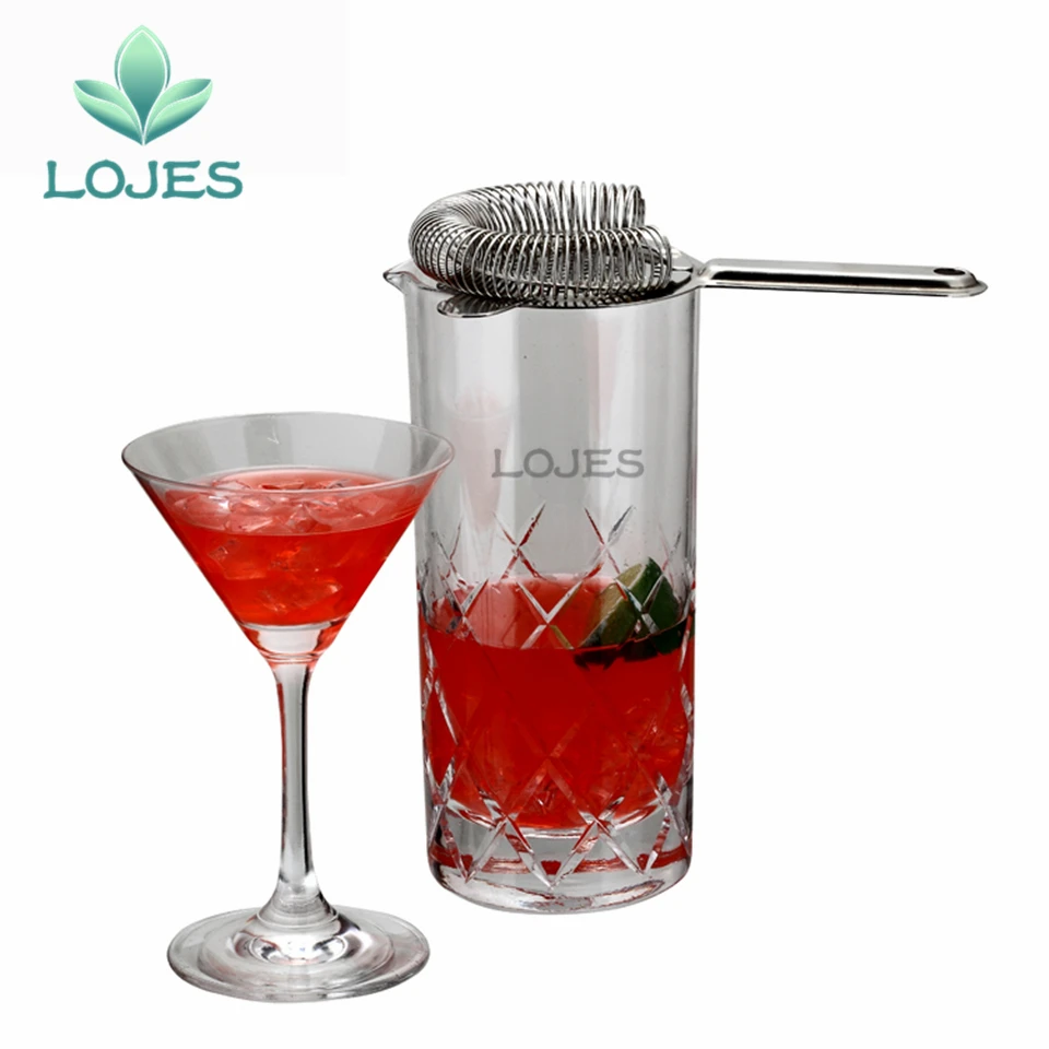 700 мл японский стиль чашки смешивания стекла бармена коктейльные Хрустальное