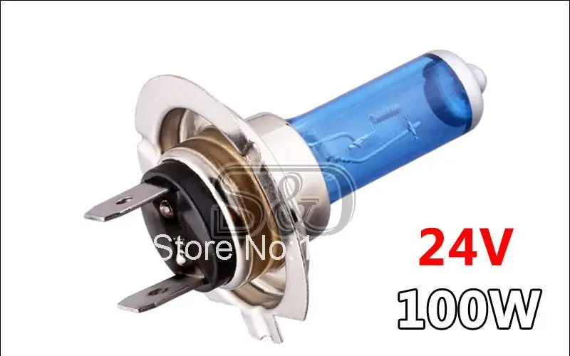 2 шт. H7 100W 12V 24V супер яркий белый туман светильник s галогеновые лампы для фар светильник источник парковки высокого Мощность лампа фары автомобиля