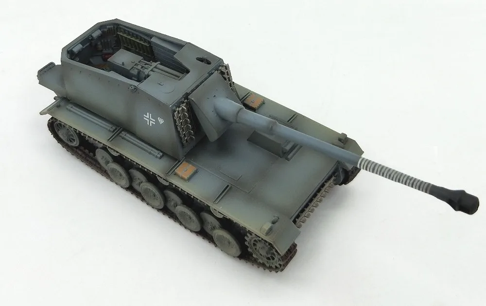 

1:72 German 128MM self artillery tank model finished model 36263 Collection model