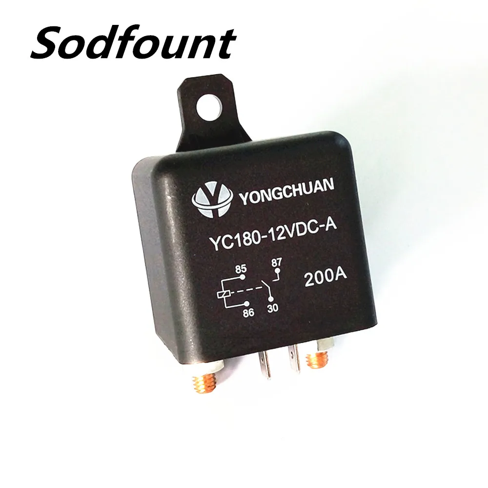 Реле дальнего тока для автомобилей 12 В/24 В 200 А 2 4 Вт|automotive relay|car relaycurrent relay |