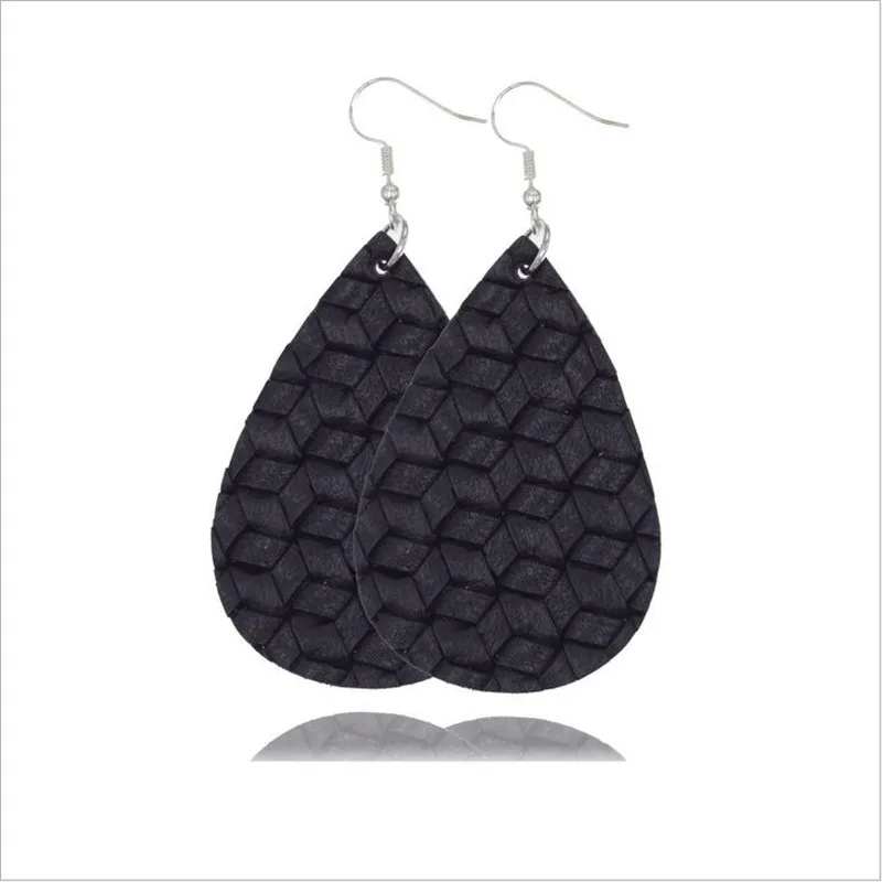 Top Sale Lightweight Waterdrop Earrings for Women Bohemia PU Leather Fashion Statement Jewelry Party Girlfriend Gift | Украшения и