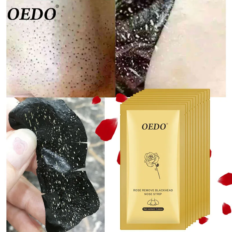 Средство для удаления черных точек и пептидов OEDO маска лица лечение акне полоска
