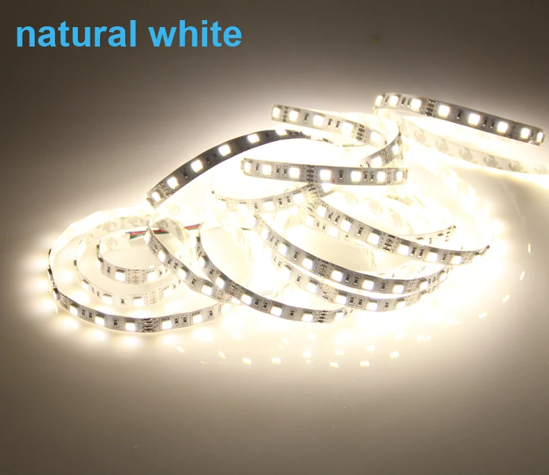

New type LED strip 5050 color temperature adjustable CW+WW Double color,60LEDs/m,5m/roll DC12V,High quality strip
