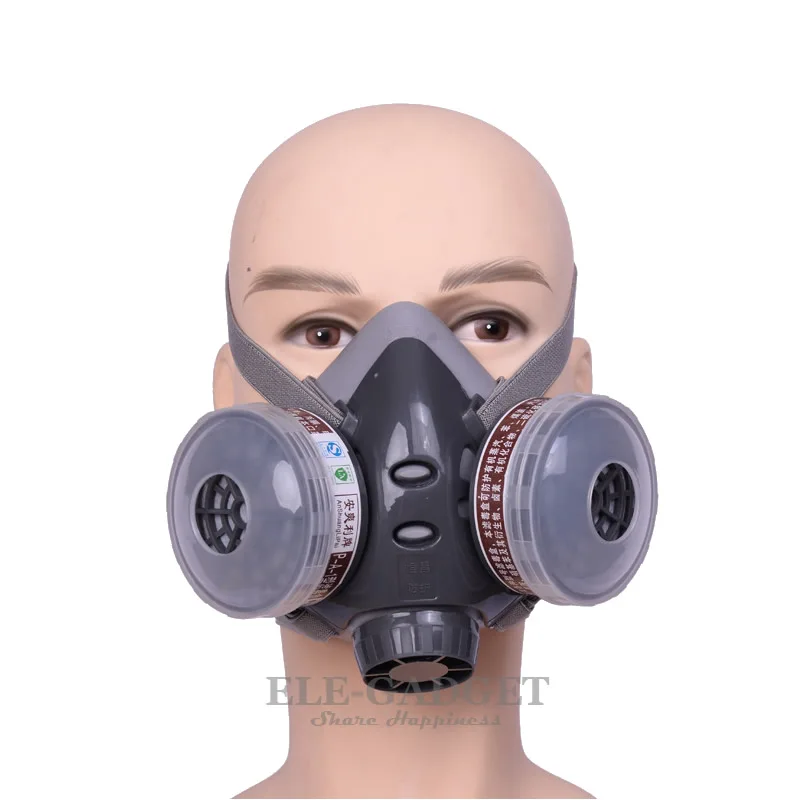 Высокое качество Пылезащитная противогаз полулицевая респиратор двойные