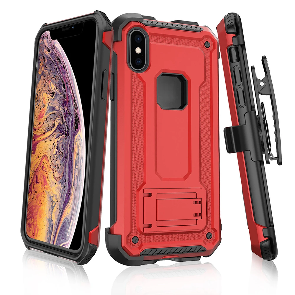 Прочный чехол 360 градусов Зажим для ремня кобура Apple iPhone|Бамперы| |