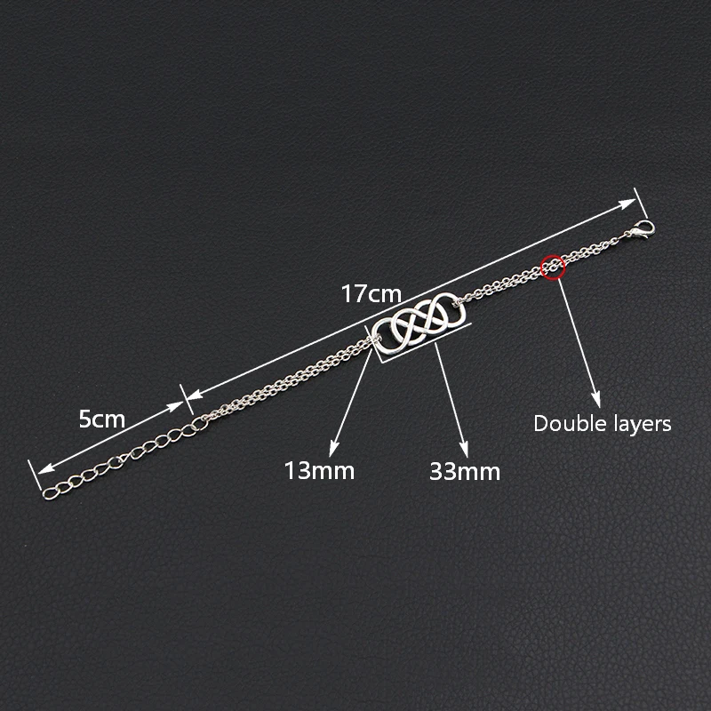 2020 новый браслет подвески для цифровой камеры ручной работы DIY двойной бесконечный A Z 26 Браслеты с буквами