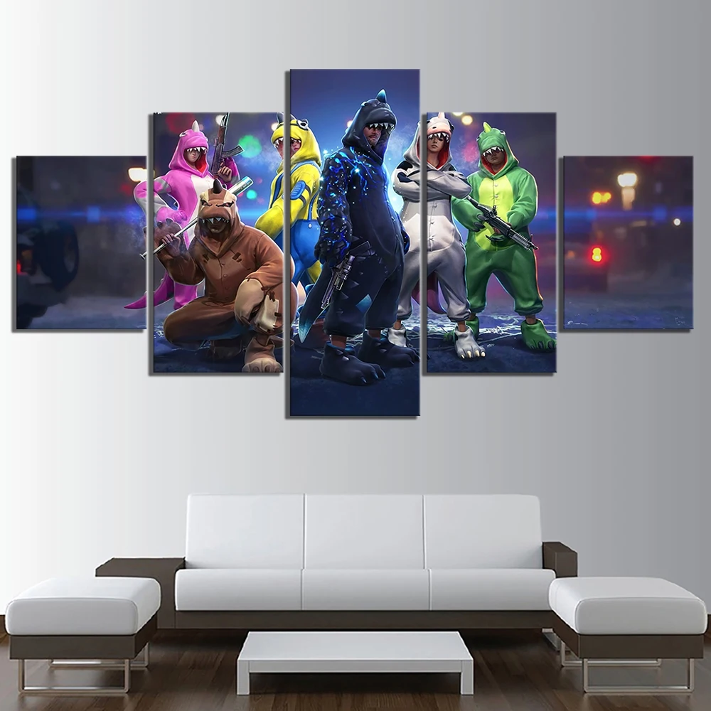 5 шт. бесплатный постер для игр с огнем Постер художественных работ картины