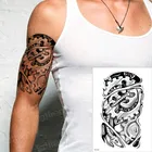 2019 новые временные тату-машинки, татуировки на рукавах, татуировка на руку, татуировка в виде черепа, татуировка в виде письма, английские слова, тату, водонепроницаемые