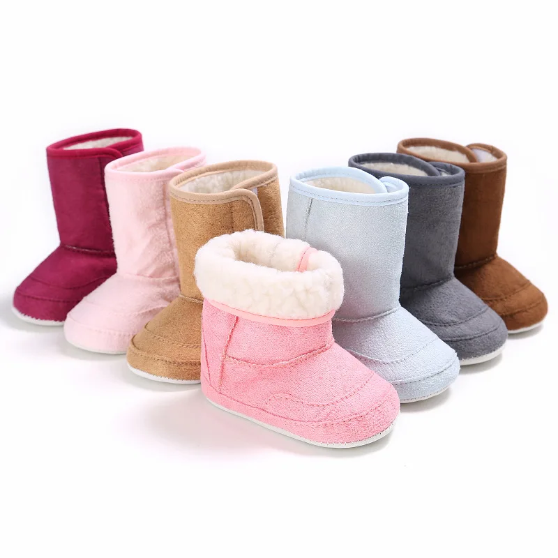 

Winter baby 0-1 years old rubber bottom anti-skiing boots baby toddler shoes