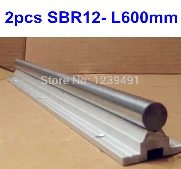 

2 шт./лот SBR12 L600 мм линейные рельсы cnc запчасти