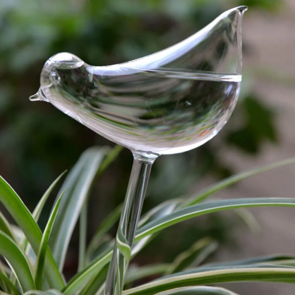 

Automatic Watering Device Handmade Glass Bird Shape For Garden Flower Plant Watering Device Horticultural Watering Sprinkler#763
