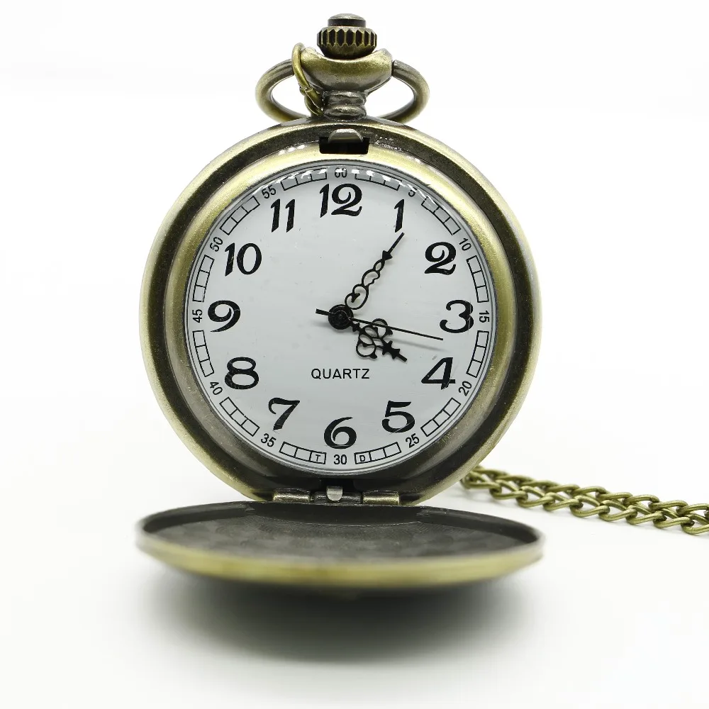 НОВЫЕ антикварные американские национальные бронзовые Кварцевые карманные часы