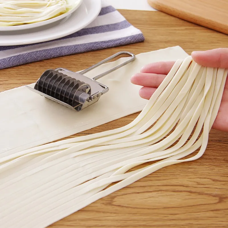 Многофункциональная решетка для лапши из нержавеющей стали роллер Докер резак