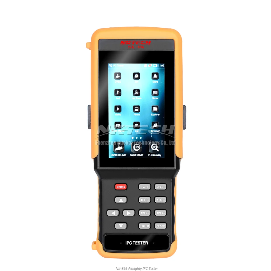 NKTECH NK-896 IP Камера CCTV тестер 5-в-1 HD видео наблюдение езопасности Wi-Fi 4," ips постоянной ёмкости, универсальный конденсатор Сенсорный экран для IP камера AHD CVI TVI