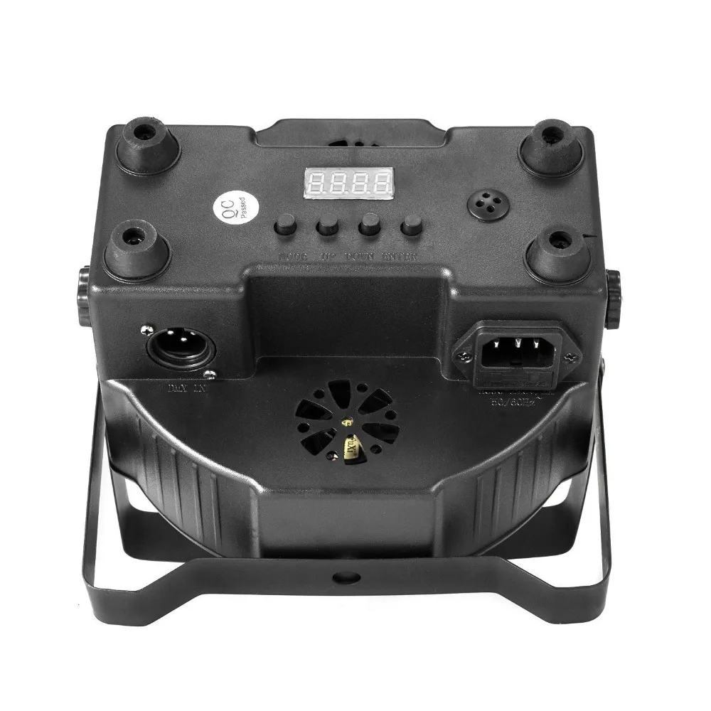 (12 шт./лот) Высокое качество 7x10 Вт 4 в 1 Quad RGBW Led Par light Profile DMX 8 каналов | Лампы и