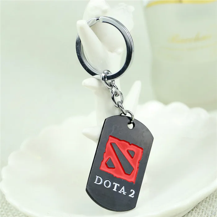 Брелок для ключей Ti8 Dota 2 с подвеской из искусственного сплава кольцо фигуркой
