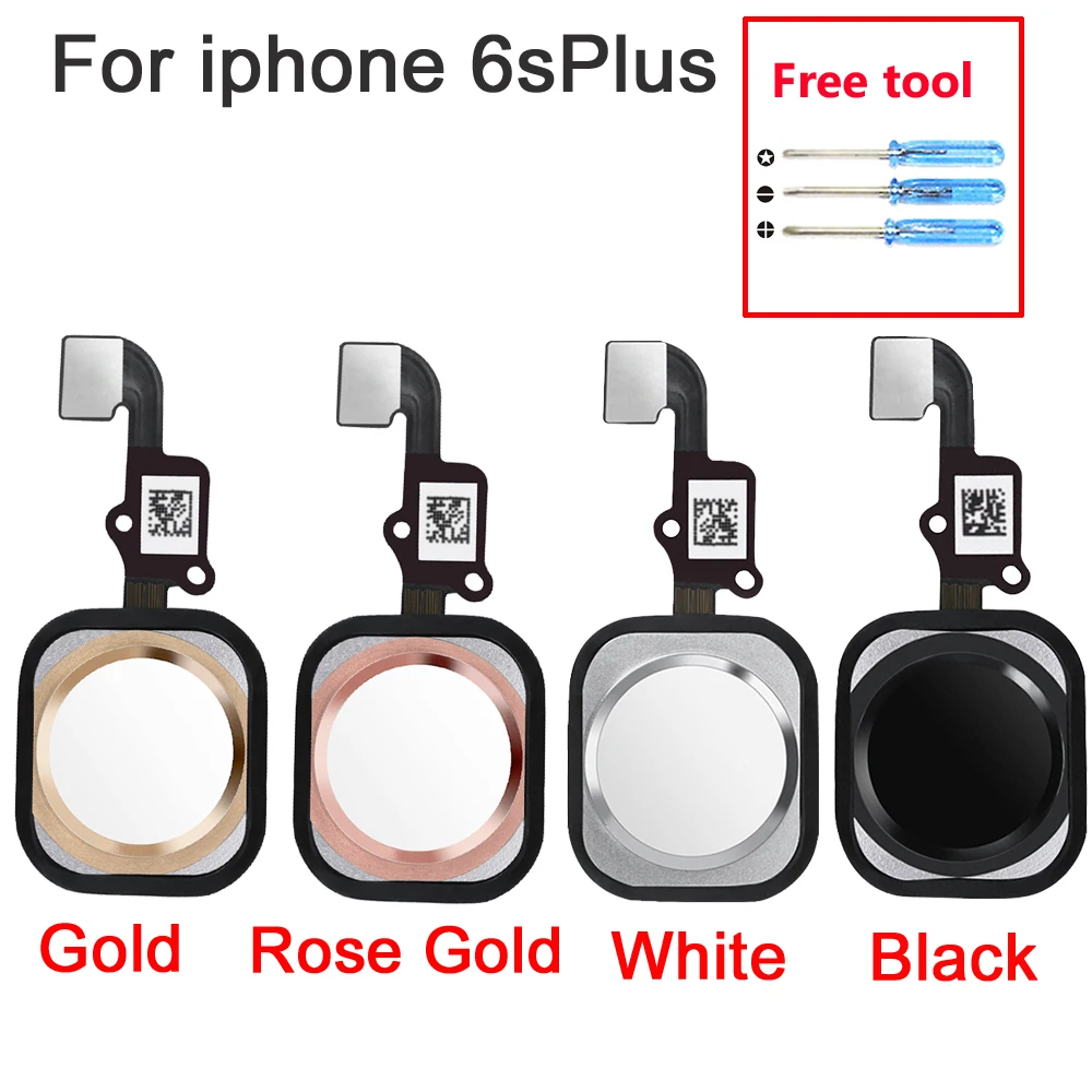 Гибкий кабель KiKiss для iPhone 6 Plus 6S Кнопка возврата без Touch ID мобильный телефон
