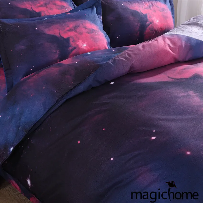 Набор постельного белья с 3D принтом Галактики для дома Вселенная космическая