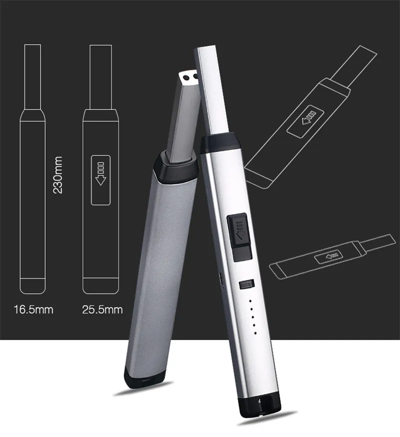 XMT-HOME зарядка USB импульсный дуговой кухонный светильник для газовой плиты Электронный usb светильник er 1 шт