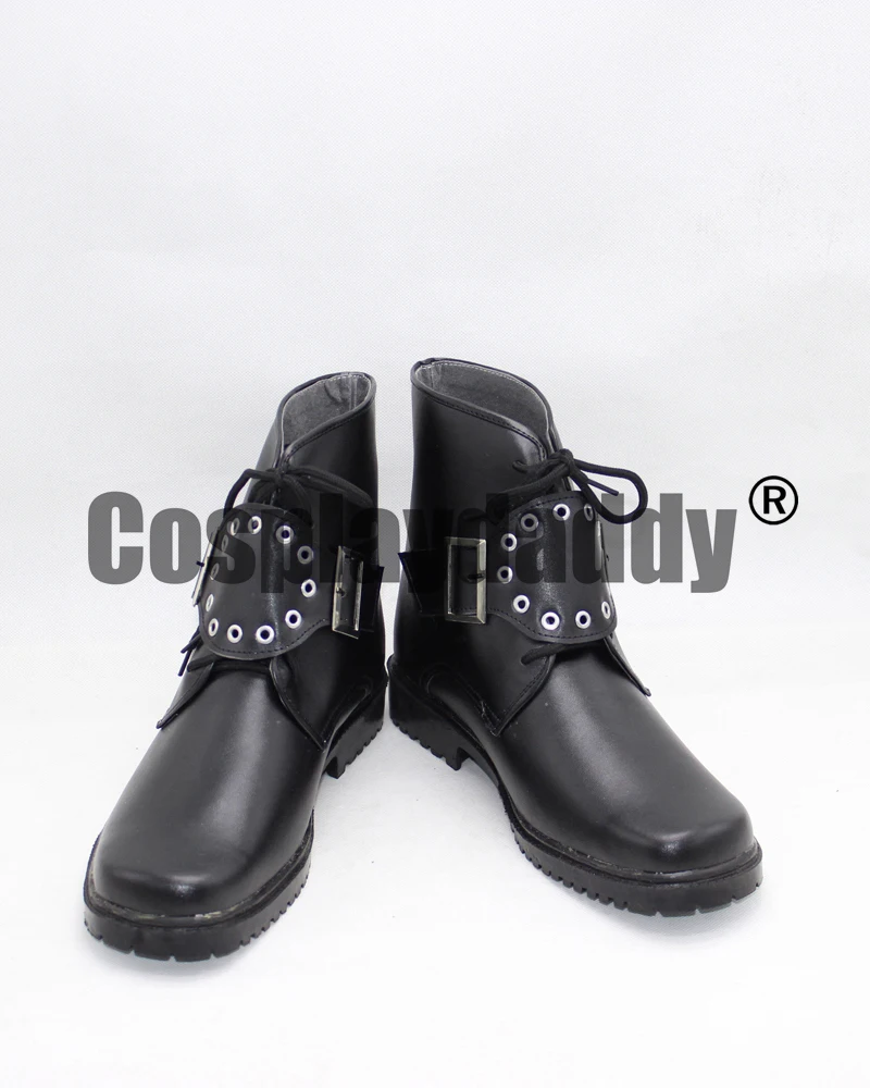 Final Fantasy VII Шквал Leonhart ежедневные короткие носки для взрослых Косплэй черная обувь