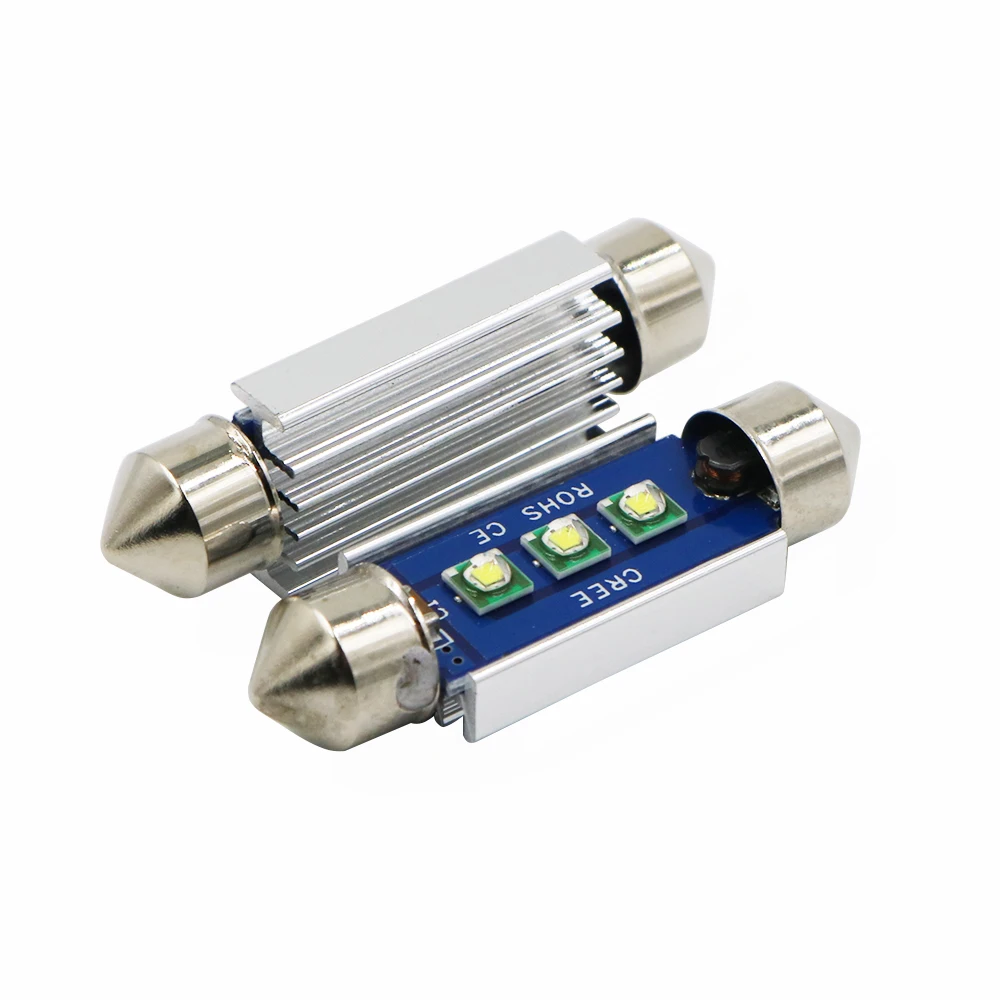 Суперъяркая лампа YSY 100x 31/36/39/41 мм C5W C10W с чипом фонасветильник 2 3 SMD Canbus без ошибок
