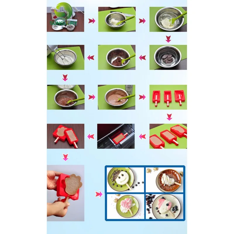 2019 силиконовые Милые формы многоразовые Замороженные DIY Форма для изготовления