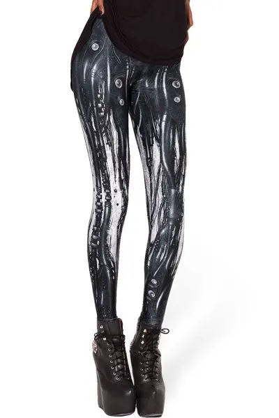 Free Shipping New Arrivals Slim Mechanical Leggings Jeggings Womens/Ladies Pants | Женская одежда