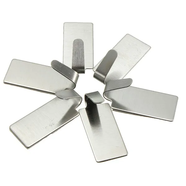 Новый 3 шт. белый из нержавеющей стали семейный халат Висячие Крючки сумка для