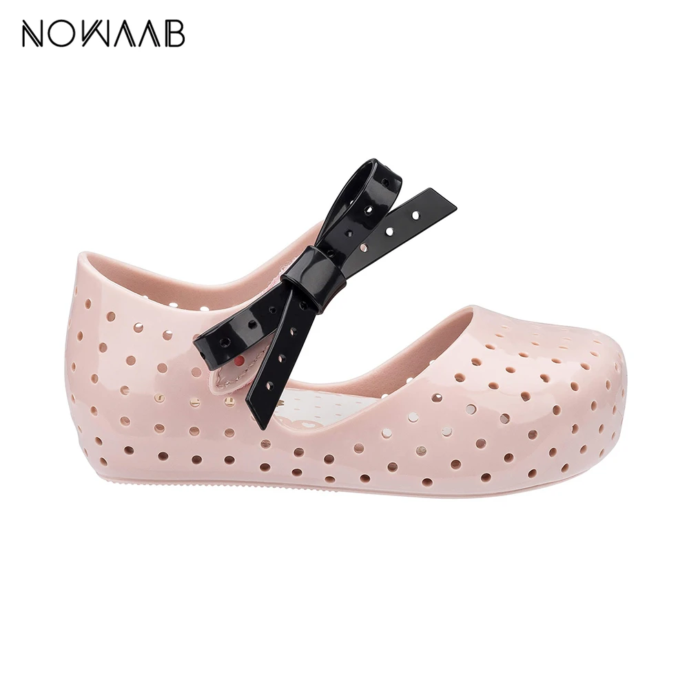 Новинка 2019 оригинальные детские сандалии желе Mini Melissa Furadinha X детская пляжная