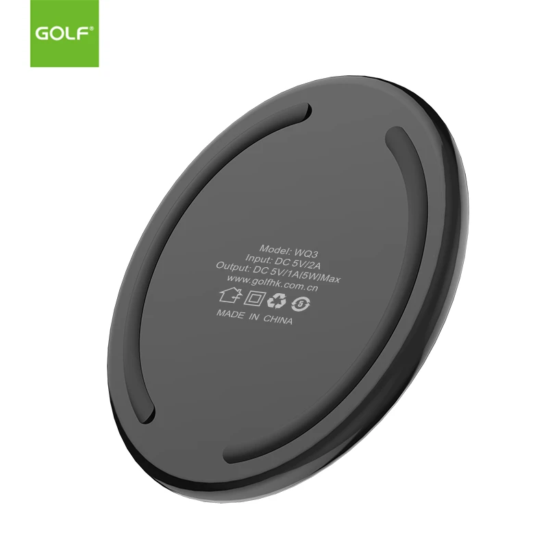 GOLF QI Беспроводное зарядное устройство для iPhone X XS XR 8 Plus samsung S10 S9 S8 S7 S6 Edge Note9 Nexus 6 5 4