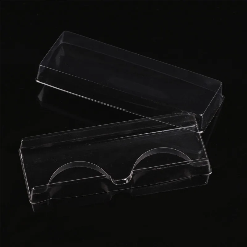 10 комплектов упаковочная коробка для ресниц пустые ресницы пластиковая упаковка все прозрачные крышки лоток магнитные накладные ресницы DIY мягкая упаковка коробка