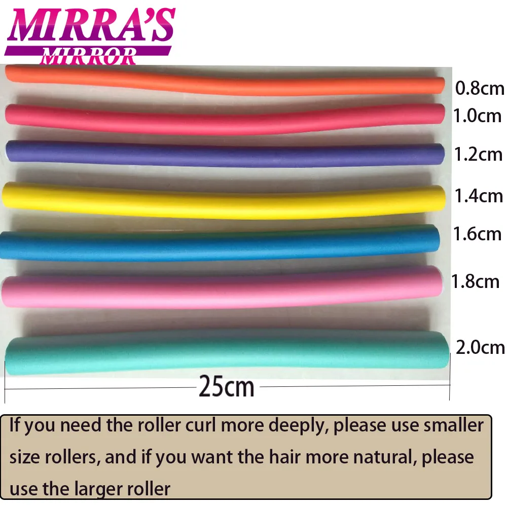 Mirra's Mirror 10 шт., бигуди, Волшебные Инструменты для укладки волос, разные цвета, щипцы для завивки волос для женщин
