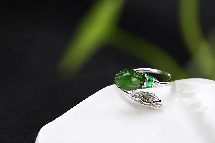 KJJEAXCMY boutique jewelryar Стерлинговое Серебро S925 пробы античное инкрустированное и Tian Biyu