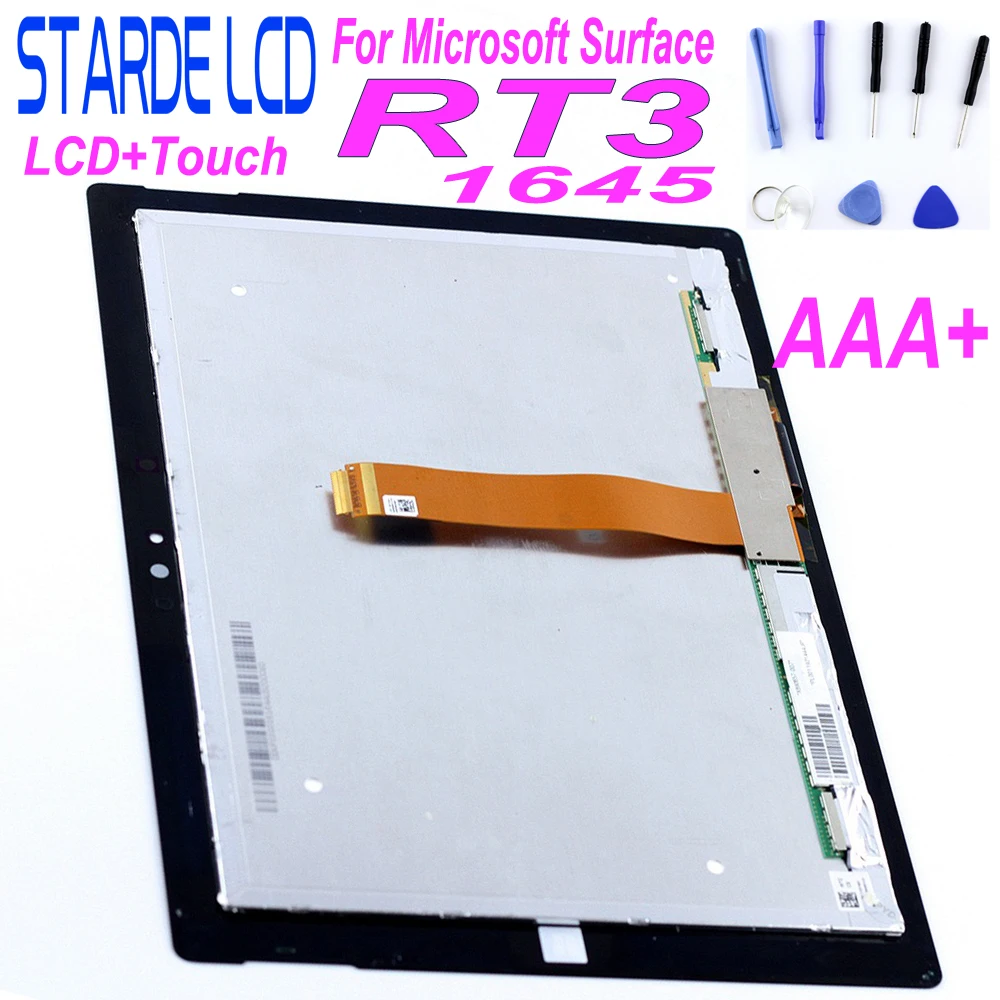 STARDE Замена ЖК дисплей 10 8 &quotдля Microsoft поверхность 3 RT3 1645 1657 Дисплей кодирующий