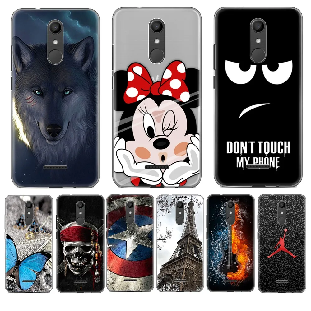 For Coque Wiko Upulse Lite 5.2inch Case Luxury Cartoon TPU U pulse lite Soft Silicone Phone Protective Back Cover |