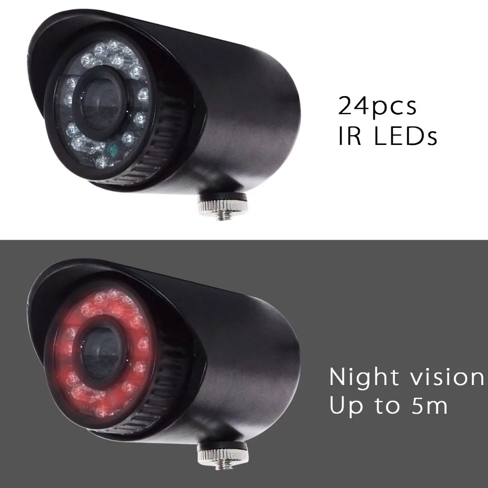 AHD 1080P Всепогодная CCTV камера комплект ИК цветная CMOS домашняя система безопасности