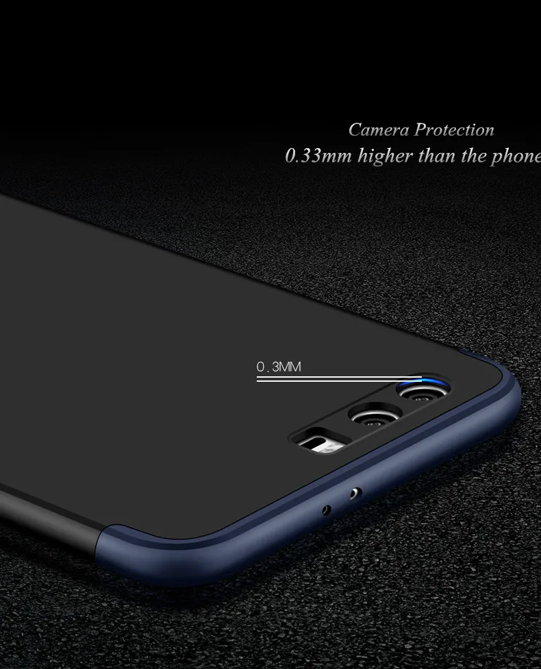 GKK Honor 9 чехол 360 полная защита двойная Броня чехол 3 в 1 для huawei Honor 9 Lite Honor9 чехол тонкий модный матовый чехол для телефона