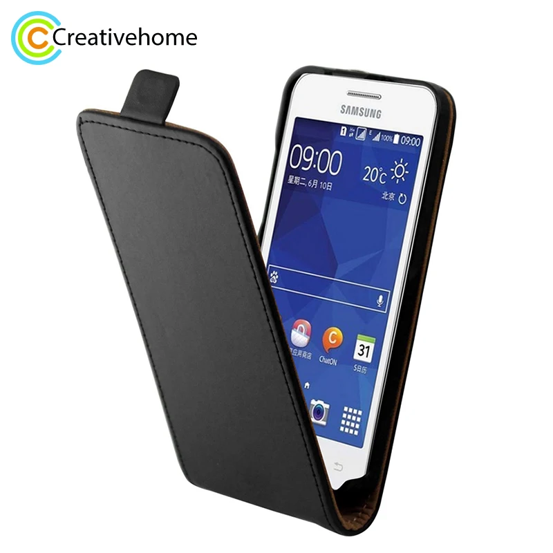 Роскошный кожаный чехол книжка для мобильного телефона Samsung Galaxy Core II 2 чехлы