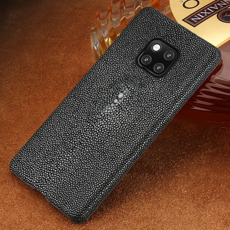 

Чехол для телефона из натуральной кожи с жемчужной рыбкой для Huawei mate 20 10 pro mate 9 pro Honor 9 Lite противоударный Роскошный чехол