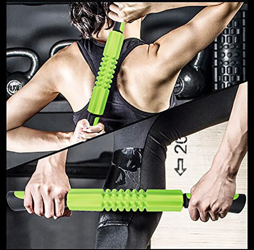 

Fitness Ball Massage Stick Roller Legs and Back Recovery Sore and Tight Muscles Massage Roller