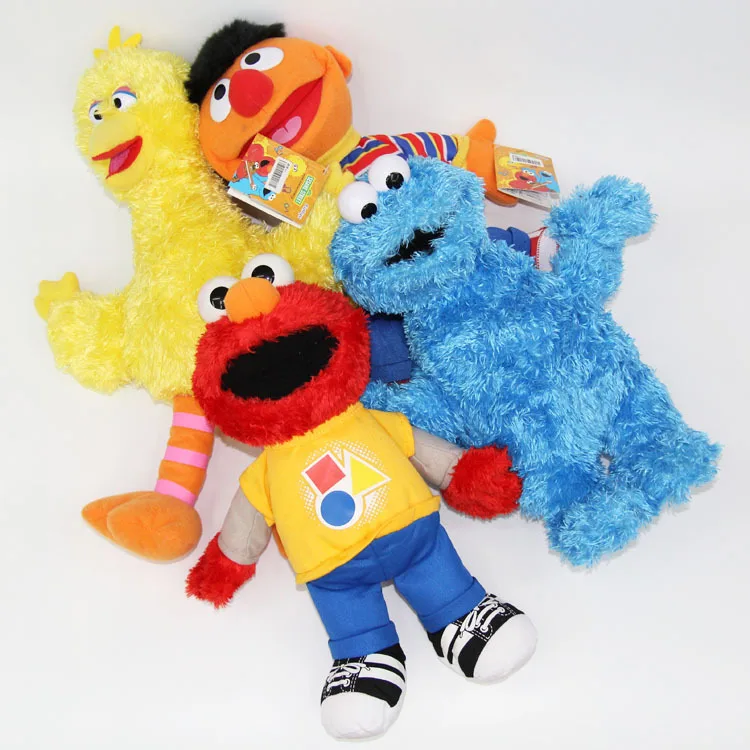 Мультяшная Милая Улица Сезам ручная кукольная игрушка мягкая плюшевая для
