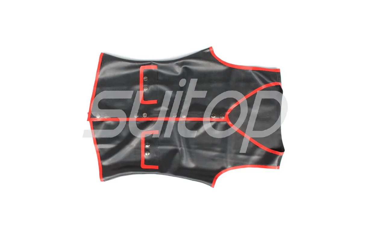 Мужской новый товар латексный резиновый жилет с двумя гвоздиками|waistcoat|waistcoat men |