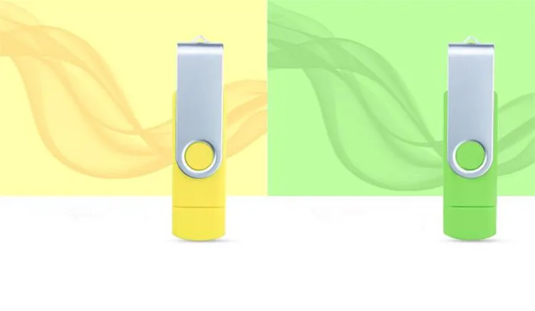 Флеш-накопитель OTG USB 32 ГБ флешка с двумя портами для смартфонов Android | Компьютеры и