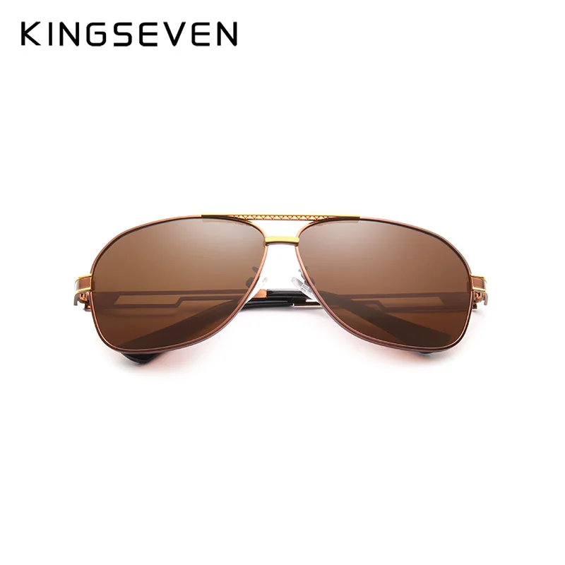 Мужские квадратные солнцезащитные очки KINGSEVEN дизайнерские поляризационные в