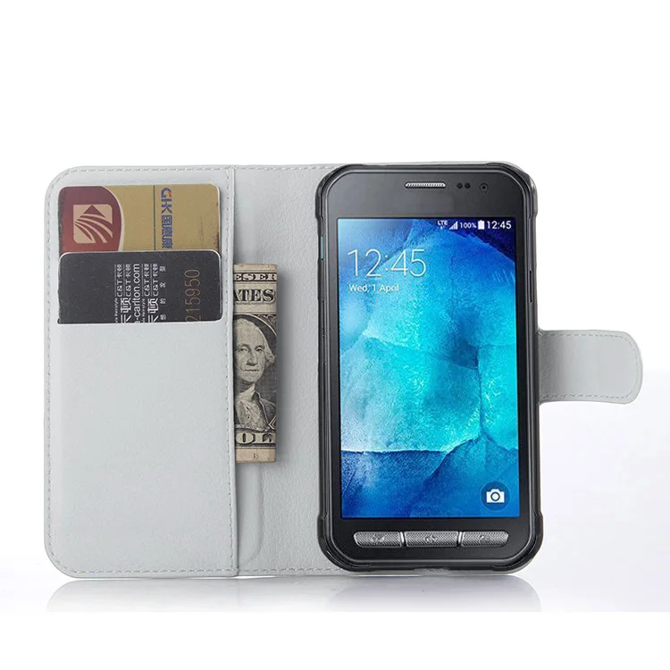 Белый Для samsung Galaxy Xcover 3 G388F SM-G388F Чехол-Кошелек Флип кожаный чехол для Galaxy X чехол 3 держателя карт чехол для телефона Fundas - Цвет: Белый